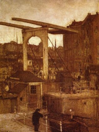 Jacob Henricus Maris - Stadtansicht (Blick auf Amsterdam) - 500 Teile (Puzzle)