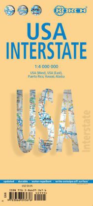 Borch Map USA Interstate