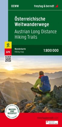 freytag & berndt Wanderkarte OEWW Österreichische Weitwanderwege 1:800.000