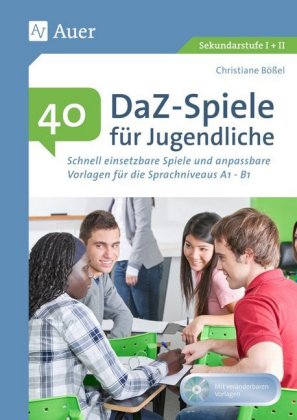 40 DaZ - Spiele für Jugendliche, m. 1 CD-ROM