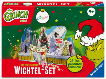 Ravensburger BeCreative Wichtelset Grinch - Bastelset für Kinder ab 6 Jahren, Wichteltür-Set & Wicht