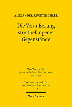 Die Veräußerung streitbefangener Gegenstände