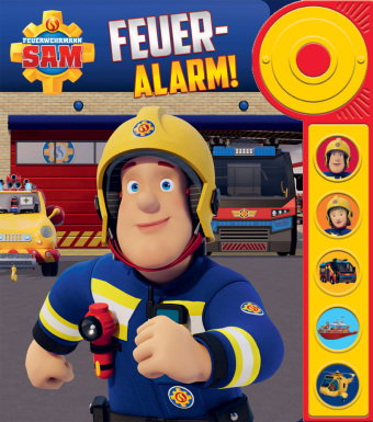 Feuerwehrmann Sam - Feuer-Alarm! - Soundbuch - Pappbilderbuch mit Klingelknopf und 5 spannenden Gerä