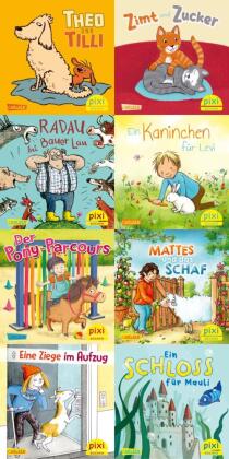 Pixi-8er-Set 306: Pixis Lieblingstiere (8x1 Exemplar) , 8 Teile