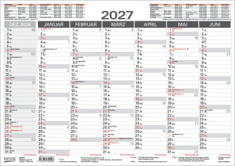 Tafelkalender A5 2027