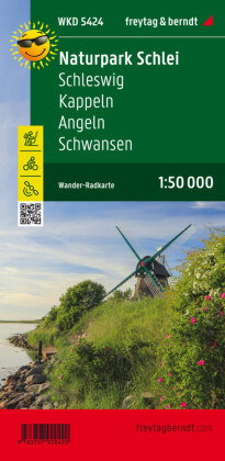Naturpark Schlei, Wander-, Rad- und Freizeitkarte 1:50.000, freytag & berndt, WKD 5424