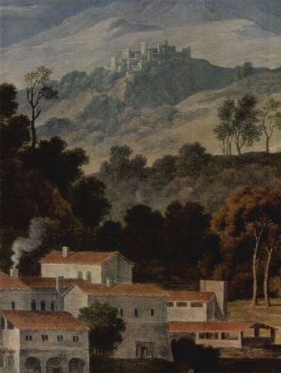 Joseph Anton Koch - Das Kloster San Francesco im Sabinergebirge bei Rom, Detail - 500 Teile (Puzzle)