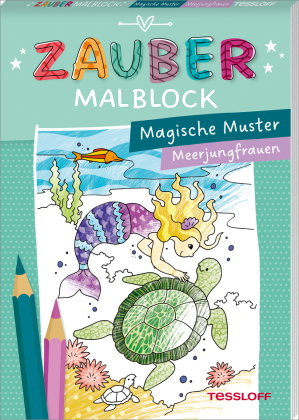 Zaubermalblock. Magische Muster. Meerjungfrauen