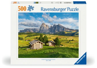 Erwachsenenpuzzle 500 Teile - Dolomitenidylle Seiser Alm