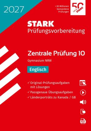 STARK Englisch 10. Klasse - Zentrale Prüfung (ZP10) Gymnasium 2027 NRW - Prüfungsvorbereitung, m. 1