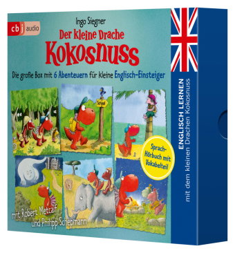 Englisch lernen mit dem kleinen Drachen Kokosnuss - Die große Box mit 6 Abenteuern für kleine Englis