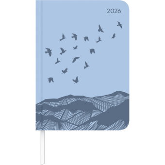 Alpha Edition - Lady Journal Deluxe Sky 2026 - Taschenkalender A6 (11×15 cm) - Weekly - 128 Seiten -