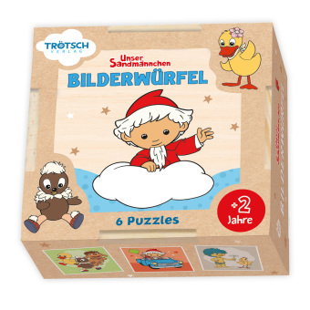 TRÖTSCH - Unser Sandmännchen Bilderwürfel aus Holz