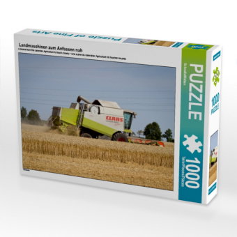 CALVENDO Puzzle Landmaschinen zum Anfassen nah | 1000 Teile Lege-Größe 64x48cm Foto-Puzzle für glück