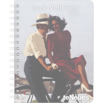 teNeues - Jack Vettriano Diary 2026 - Buchkalender 17x22 cm | Wochenkalender Deluxe mit Kunstwerken