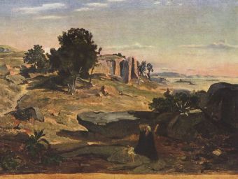 Jean-Baptiste-Camille Corot - Hagar in der Wüste - 500 Teile (Puzzle)