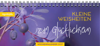 Mein Wochenplaner 2027: Kleine Weisheiten zum Glücklichsein