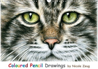Coloured Pencil Drawings (Wandkalender 2018 DIN A3 quer)