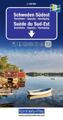 Kümmerly+Frey Regional-Strassenkarte 3 Schweden Südost 1:250.000