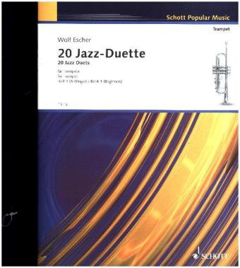 20 Jazz-Duette, 2 Trompeten, Spielpartitur. Vol.1