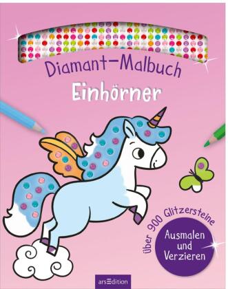 Diamant-Malbuch Einhörner