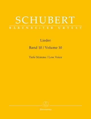 Lieder, Band 10 für tiefe Stimme