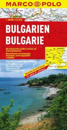 Marco Polo Karte Bulgarien. Bulgarie / Balgarija / Bulgaria