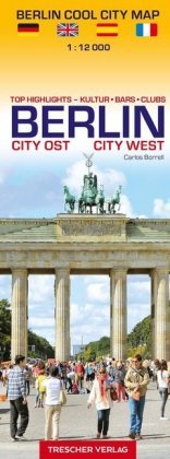 Stadtplan Berlin Cool City Map - Top Highlights: Kultur, Bars, Clubs