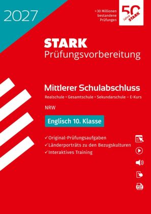 STARK Englisch - Mittlerer Schulabschluss (MSA) 2027 NRW - Prüfungsvorbereitung, m. 1 Buch, m. 1 Bei