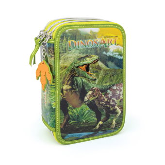 DinosArt Federmäppchen mit 3 Fächern