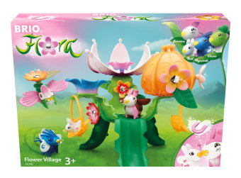 BRIO Flora - 36240 Starter-Set Blumendorf | Spielset für endlosen fantasievollen Spielspaß für Mädch