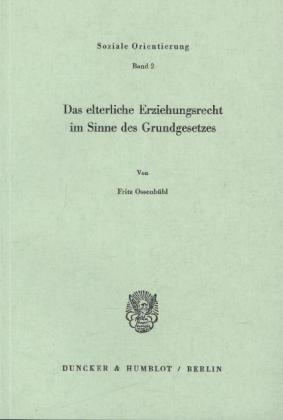 Das elterliche Erziehungsrecht im Sinne des Grundgesetzes.