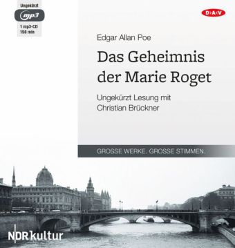Das Geheimnis der Marie Roget, 1 Audio-CD, 1 MP3