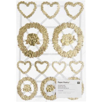 Glanzbilder Herzen FSC MIX