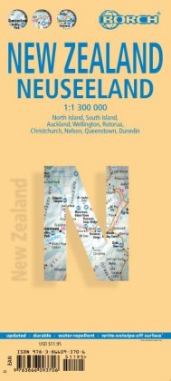 Borch Map Neuseeland. New Zealand