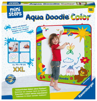 Ravensburger ministeps 4182 Aqua Doodle XXL Color - Farbiges erstes Malen für Kinder ab 18 Monaten,