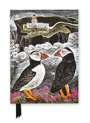 Premium Notizbuch DIN A5: Angela Harding, Fair Isle Papageientaucher
