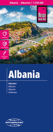 Reise Know-How Landkarte Albanien / Albania (1:220.000)