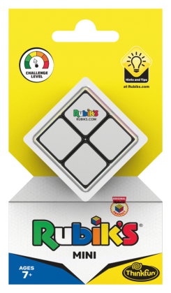 ThinkFun - 76393 - Rubik's Mini, der Einstieg in die Welt des original Rubik's Cubes. Kompakter 2x2