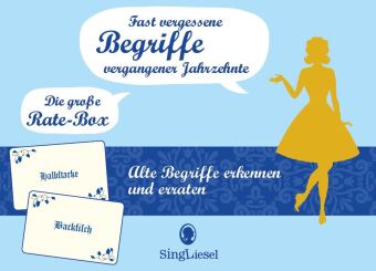 Die große Quiz-Box für Senioren rund um fast vergessene Begriffe. Das Spiel rund um alte Begriffe fü