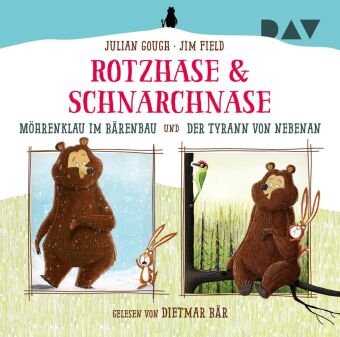 Rotzhase & Schnarchnase - Möhrenklau im Bärenbau und Der Tyrann von nebenan, 1 Audio-CD