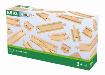 BRIO World - Großes Schienensortiment, 50 Teile