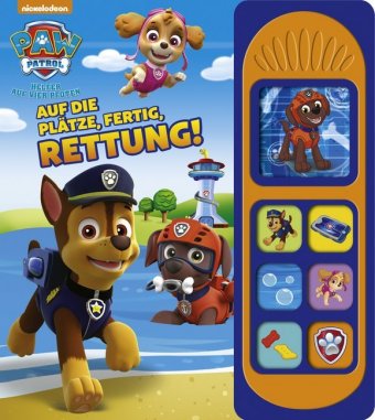 7-Button-Soundbuch, PAW Patrol, Auf die Plätze, fertig, Rettung!