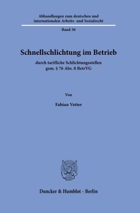 Schnellschlichtung im Betrieb