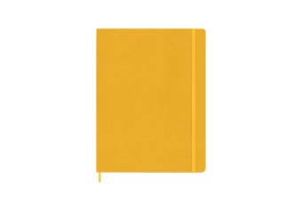 Moleskine Notizbuch - Color, XL, Liniert, Stoffeinband, Orangegelb