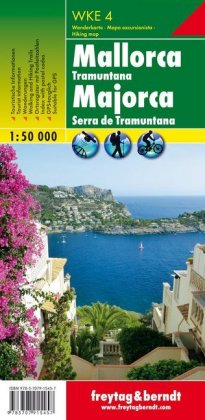 Freytag & Berndt Wanderkarte WKE 4 Mallorca - Tramuntana, Wanderkarte 1:50.000. Majorca - Serra de T