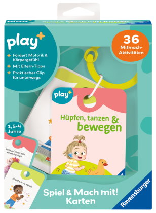 Play+ Spiel und Mach mit! Karten: Hüpfen, tanzen & bewegen - ab 1,5 Jahre