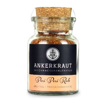 Ankerkraut Marinade BBQ-Rub Peri Peri, Korkenglas