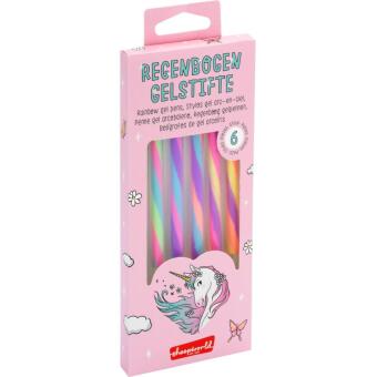 Regenbogen-Gelstifte Motiv "Einhorn"