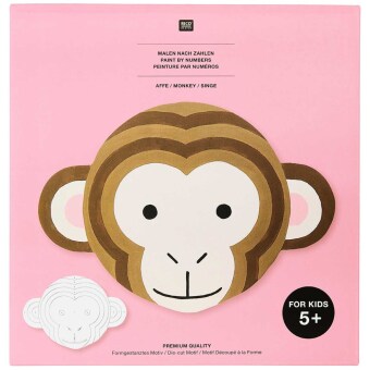 Malen nach Zahlen Set, Affe, FSC 100%